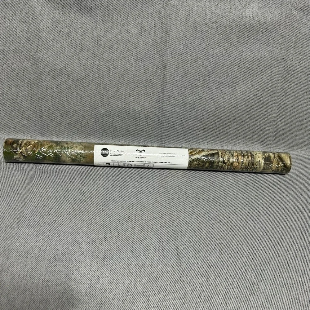 RoomMates Wallpaper TrueTimber Camo Green Peel & Stick RMK11081WP 28.19 SQ FT
